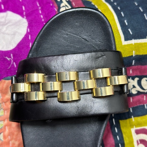 Veronica Beard Eni Leather Slide Sandal - Size 7 - Picture 4 of 4